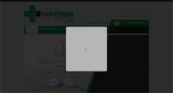 Desktop Screenshot of hospitalelrosario.com